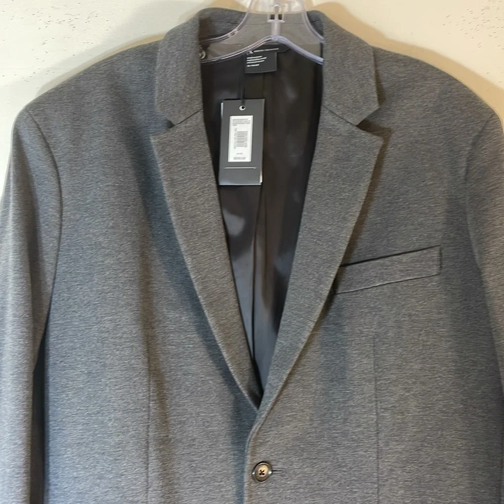 ARMANI EXCHANGE Grey Ponte Blazer. Men’s XL. NWT.
